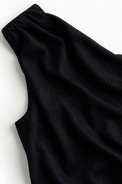 H&M Gathered one-shoulder dress