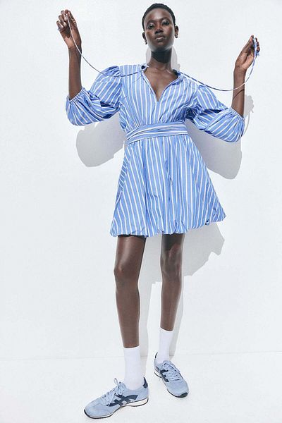 H&M Bubble-hem Dress