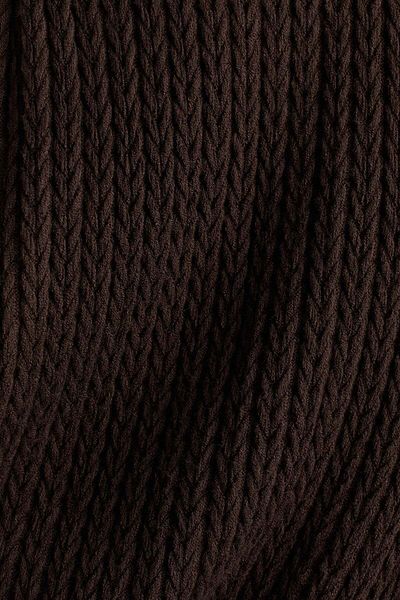 H&M Flared cable-knit look trousers