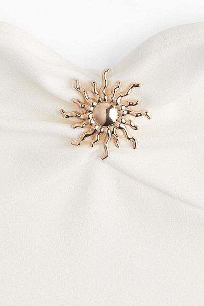 H&M Metal-detail tube top