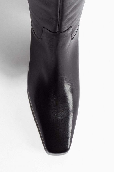 H&M Knee-high leather boots