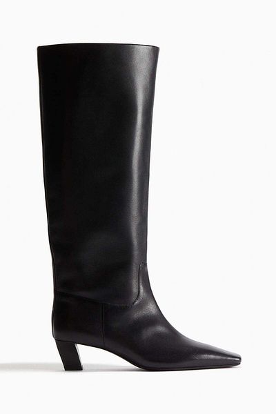 H&M Knee-high leather boots