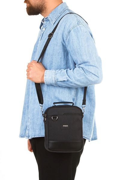 Newish Polo Messenger Bag - Black - Plain