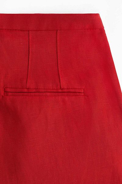 H&M Wide linen-blend trousers