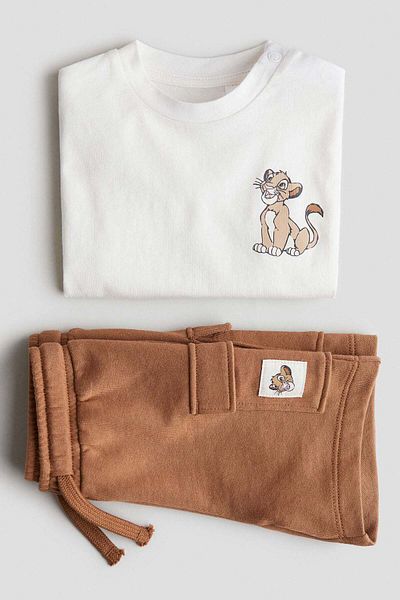 H&M 2-piece T-shirt And Shorts Set