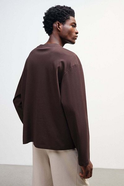 H&M Loose Fit Long-sleeved Jersey Top