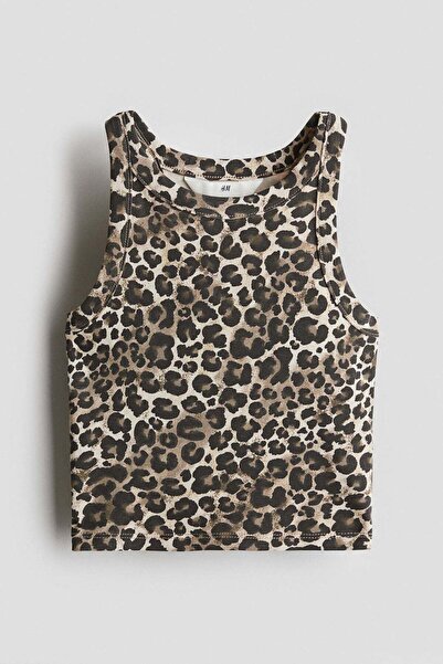 H&M Printed cotton vest top