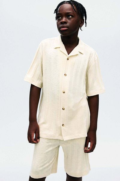 H&M 2-piece Shirt And Shorts Set