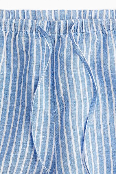 H&M Linen Drawstring Shorts