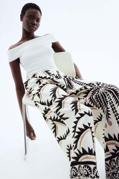 H&M Wide pull-on trousers