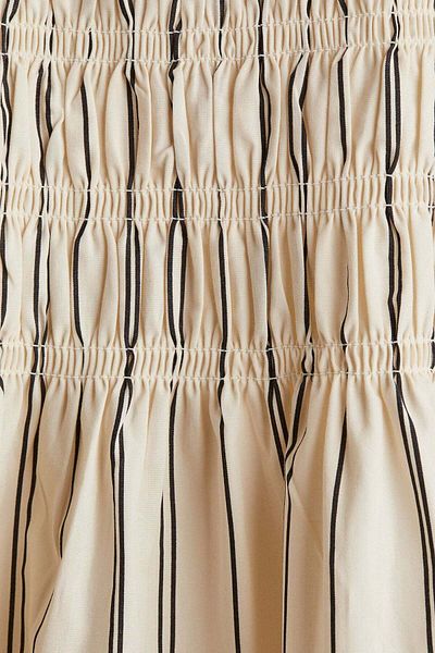 H&M Smocked-bodice cotton dress