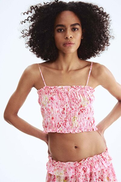 H&M بلوزة مزينة برباط