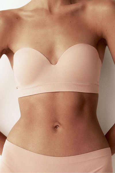 H&M Seamless padded balconette bra