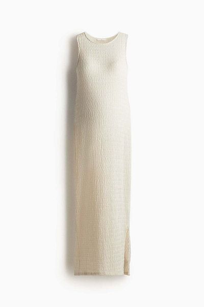 H&M MAMA Textured jersey dress