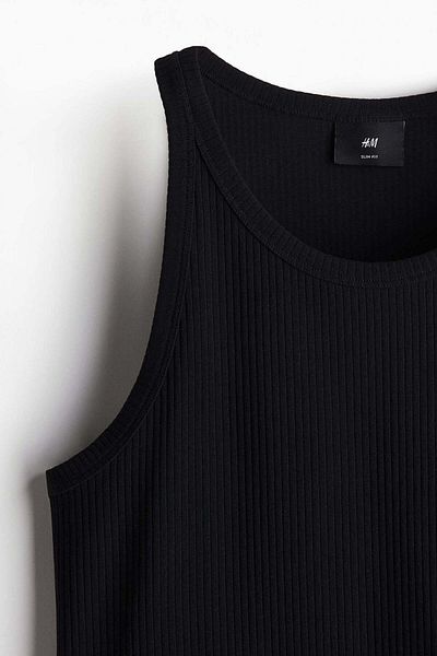 H&M Slim Fit Ribbed vest top