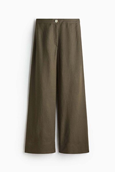 H&M Linen-blend trousers