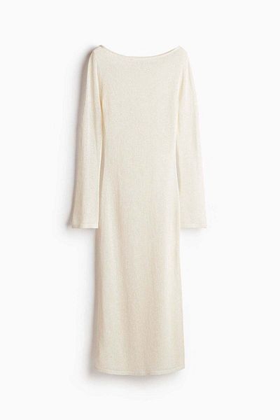 H&M Knitted silk-blend dress