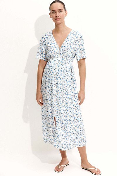 H&M MAMA Before & After Tie-belt dress