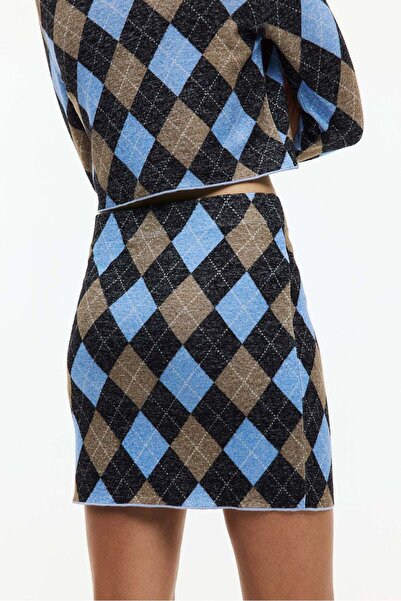 H&M Fine-knit mini skirt