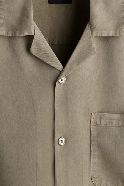 H&M Regular Fit Lyocell resort shirt