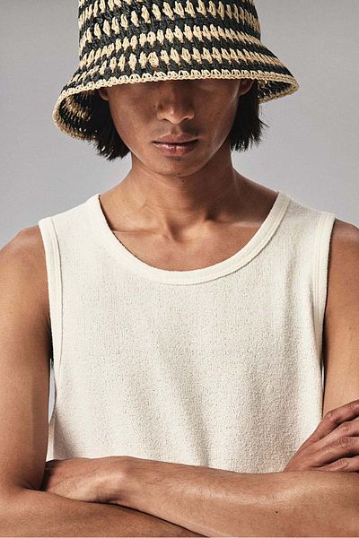 H&M قميص فيست بقصّة عادية