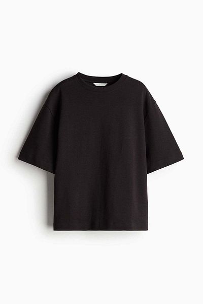 H&M Boxy interlock T-shirt