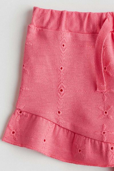H&M Broderie Anglaise Jersey Shorts
