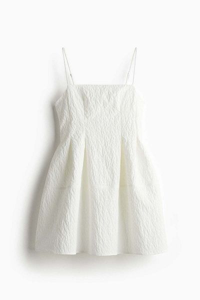 H&M Jacquard-weave Strappy Dress