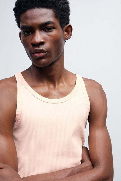 H&M Slim Fit Ribbed Vest Top