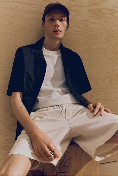 H&M Relaxed Fit Linen-blend shorts