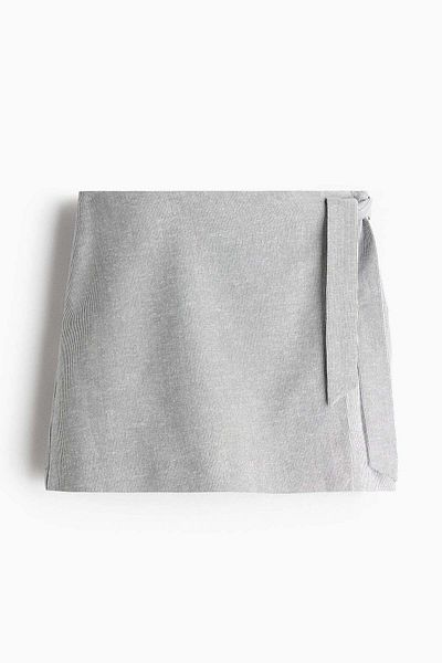 H&M Linen-blend skort