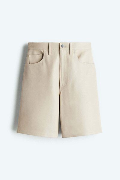 H&M Leather shorts
