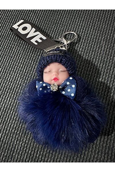 hdshop Μπρελόκ HDSP Pompom Sleeping Doll - Αξεσουάρ τσάντας