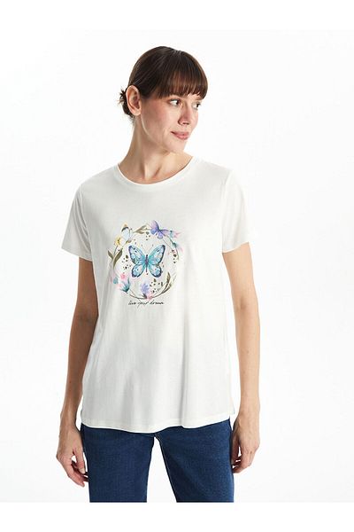 LC Waikiki Crew Neck Printed Women's T-Shirt