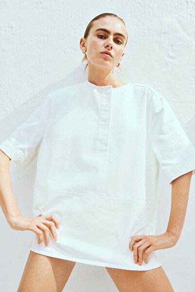 H&M Popover denim top