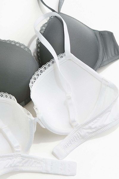 H&M 2-pack Microfibre Push-up Bras