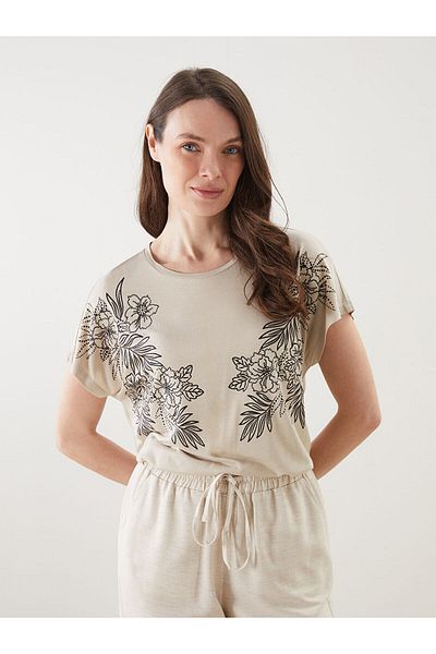LC Waikiki Crew Neck Printed Women's T-Shirt
