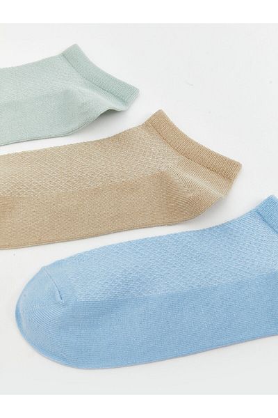 LC Waikiki Women's Plain Booties Socks 5-Pack