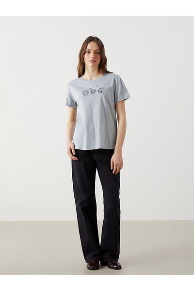 LC Waikiki Crew Neck Printed Women's T-Shirt