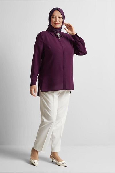 Alvina Broch Detail Tunic 20752