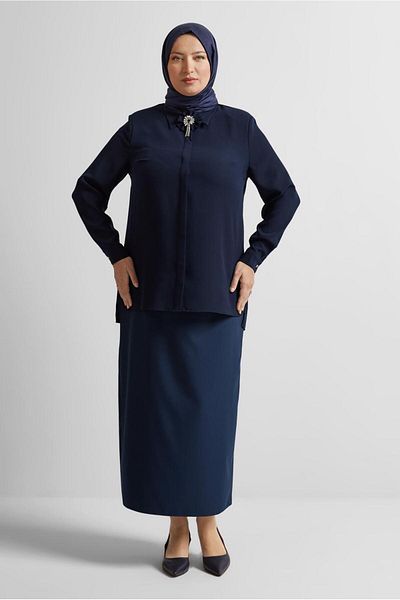 Alvina Broch Detail Tunic 20752