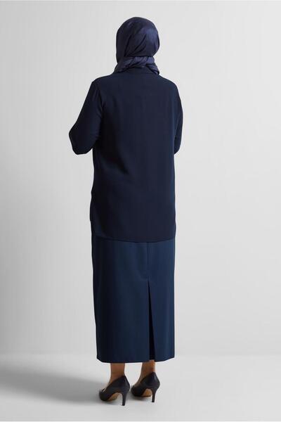 Alvina Plus Size Brooch Detailled Tunic 20752