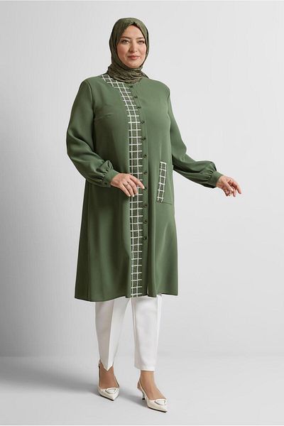 Alvina Square Patterned Tunic 20744