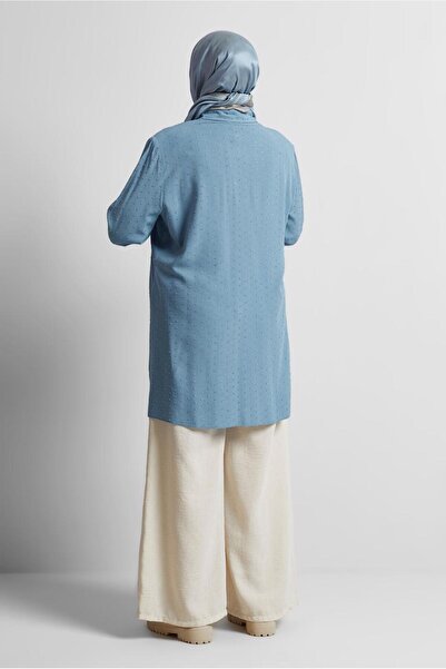 Alvina Shirt Collar Viscos Tunic 20742