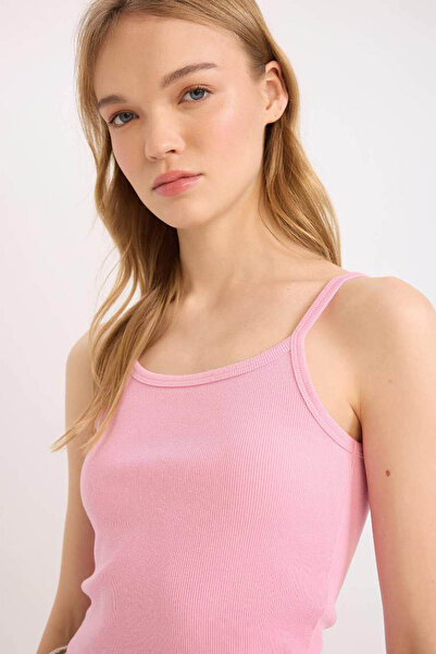 DeFacto Pink Women's Tank Top B0563Ax/Pn649