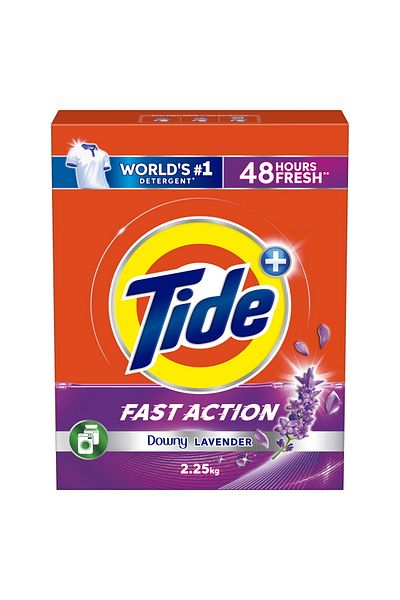 Tide Fast Action Downy Lavender Washing Powder Top Load 2.25 kg