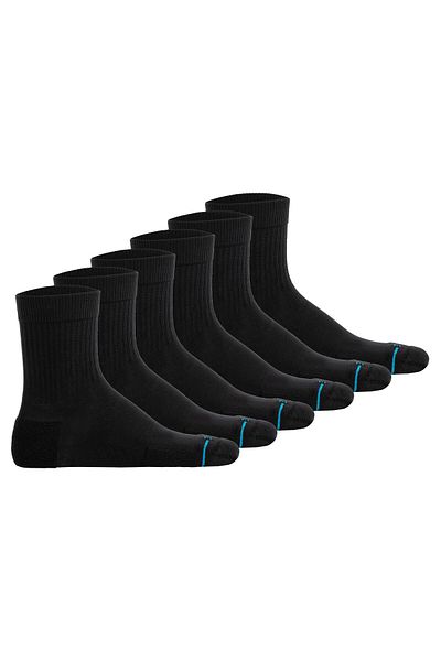 Stance Unisex Quartersocken 6er Pack - Icon Quarter, Logo, Basic
