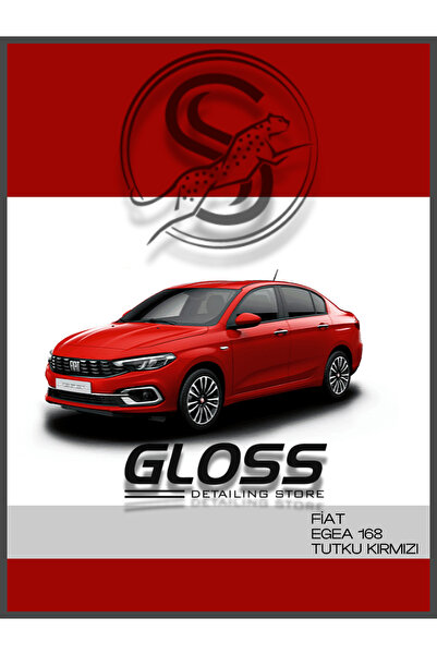 Gloss Detailing Fiat Egea Tutku Kırmızı 168 -  Uyumlu Profesyonel Çizik Ve Ta...