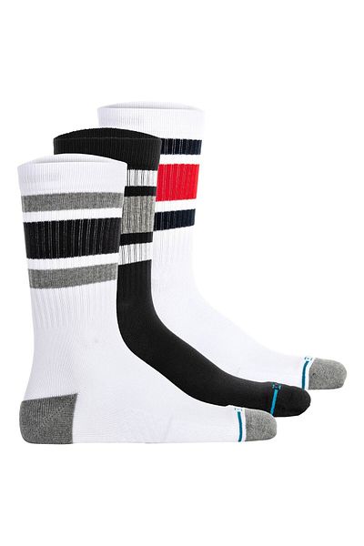 Stance Unisex Socken 3er Pack - Boyd ST, Logo, Streifen, Crew Socken