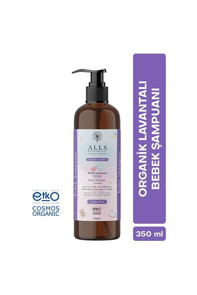 Alls Biocosmetics Organic Lavender Baby Shampoo 350 ml